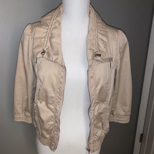 Crop bomber jacket